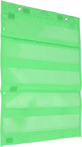 Miniatura 8 de Tabla magnética de bolsillo, 5 filas de bolsillos transparentes, organizador de horarios para profesores, escuela en casa, aula, educación