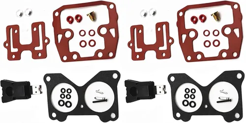 Miniatura 3 de GXARTS Kit de reconstrucción de carburador compatible con Johnson Evinrude V4 85 88 90 100 115 125 140 HP para V6 150 155 175 185 200 235 HP
