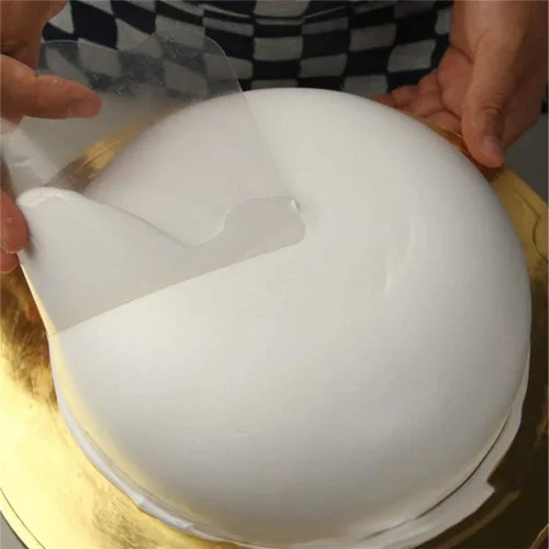 Miniatura 2 de 10 piezas de raspador de crema transparente para tartas, glaseado, de plástico, flexible, para pastelería, decoración de pasteles, cocina