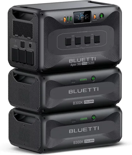 Miniatura 20 de BLUETTI Apex 300 - Estación de energía portátil, generador solar de 2764.8 Wh con batería de reserva con 6 salidas de CA de 3840 W