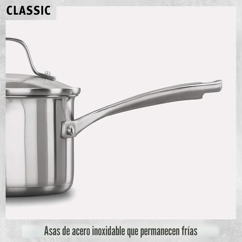 Miniatura 3 de Juego de utensilios de cocina de acero inoxidable clásicos Calphalon, Juego, Plateado
