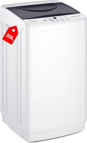 Miniatura 11 de [Usado] OLIXIS Lavadora portátil, lavadora compacta completamente automática de 7.7 libras, tambor de acero inoxidable, 10 ciclos de lavado