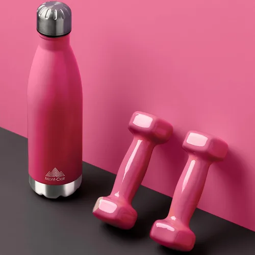 Miniatura 6 de Mont-Clair H2O - Botella de agua de acero inoxidable aislada al vacío, sin BPA, botella de bebidas frías 12 horas y calientes las 24 horas, metal