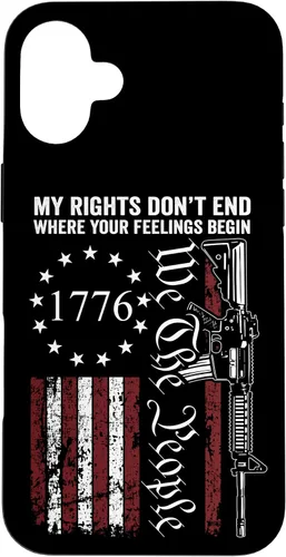 Miniatura 23 de My Rights Don't End Where Your Feelings Begin USA Gun Flag Case for iPhone 17