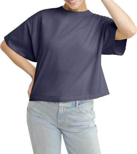 Miniatura 15 de Hanes Camiseta corta para mujer con cuello redondo para mujer