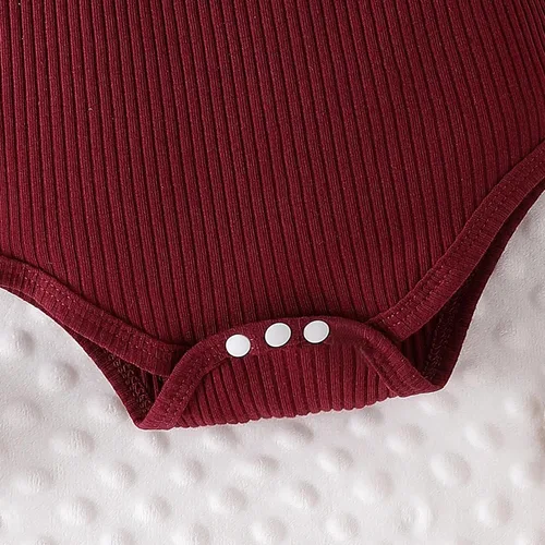 Miniatura 23 de Conjunto de ropa de bebé niña para bebé, mameluco de encaje blanco de manga larga + pantalones de mezclilla