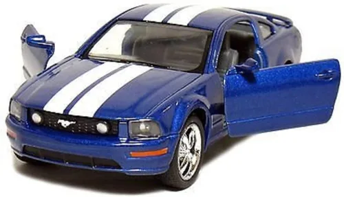 Miniatura 5 de Ford Mustang GT policía 2006 negro y blanco 1 38 Toywonder