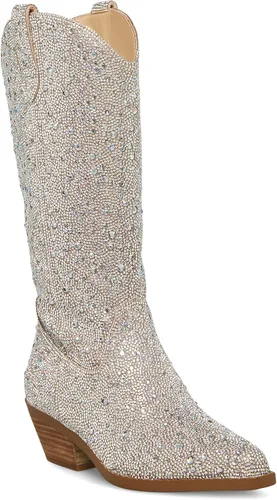 Miniatura 2 de Betsey Johnson Botas Dalas Western para mujer, Rhinestone