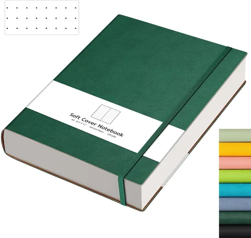 Miniatura 23 de AHGXG Cuaderno de papel cuadriculado - Cuaderno de papel de cuadrícula tamaño A4 grande 8.5''×11'', 320 páginas de diario grueso, papel cuadriculado