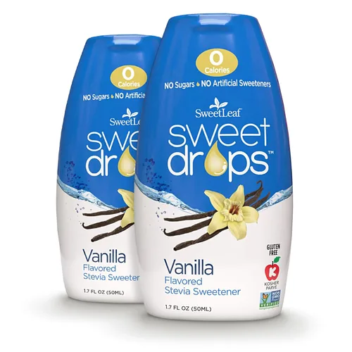 Miniatura 9 de SweetLeaf Sweet Drops - Edulcorante líquido de stevia saborizado, extracto de stevia, cero calorías, sin gluten, apto para dieta cetogénica, sin