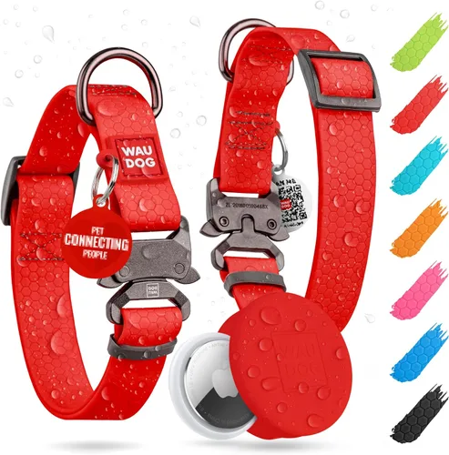 Miniatura 15 de WAUDOG Collar de Perro Impermeable - Collar de Perro Ajustable para Perros Grandes, Pequeños y Medianos - Collar de Perro Desmontable Impermeable