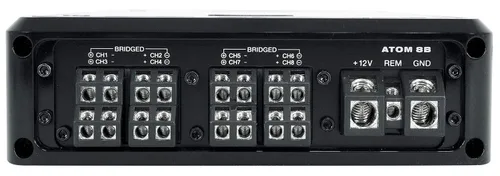 Miniatura 7 de Rockville Atom 8B 3500W Peak/880W RMS Amplificador marino de 8 canales, Bluetooth con emparejamiento automático, cruce ajustable, pantalla
