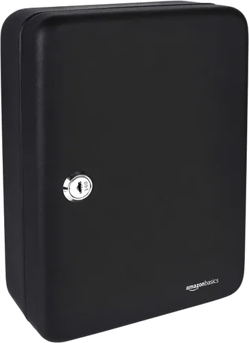 Miniatura 8 de Amazon Basics Caja de llaves para gabinete de 24 posiciones, plateado, 12.5"D x 8.5"W x 2.45"H Posición de 24 teclas