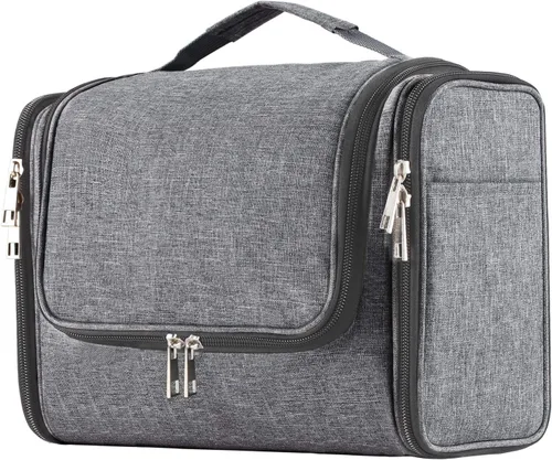 Miniatura 16 de Buruis - Neceser grande para hombres y mujeres, bolsa de viaje colgante para maquillaje, cosméticos, afeitado, artículos de tocador, kit Dopp