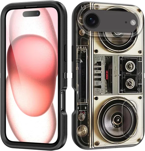 Miniatura 162 de Funda para iPhone Air con soporte integrado, a prueba de golpes, polvo y caídas, 3 capas, grado militar, funda protectora para iPhone Air de 6.5