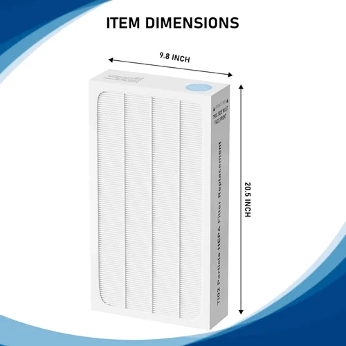 Miniatura 6 de Filtro HEPA tratado Tio2 de repuesto compatible con purificador de aire Electrolux Aerus Lux Guardian, filtro HEPA de alta eficiencia, paquete de 2