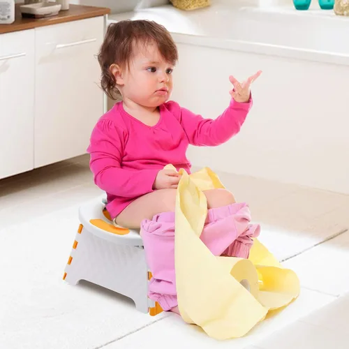 Miniatura 8 de Asiento de entrenamiento portátil para niños pequeños, inodoro plegable para niños, inodoro plegable para niños, orinal de viaje para automóvil