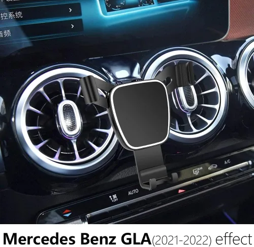 Miniatura 2 de Musttrue - Soporte de teléfono de coche para Mercedes Benz GLA 2021 2022 2023 2024 2025 Clase Auto Accesorios Soporte de navegación Decoración