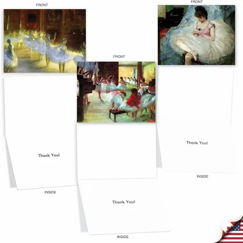 Miniatura 4 de The Best Card Company - 10 tarjetas de agradecimiento surtidas con sobres, juego surtido de tarjetas de agradecimiento de 4 x 5.12 pulgadas - Notes