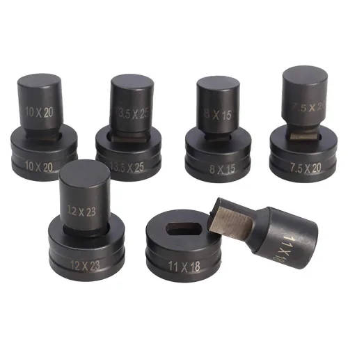 Miniatura 5 de 1 pieza de perforación hidráulica ranurada muere para la punzonadora hidráulica CH-70 (0.157x0.512 in)