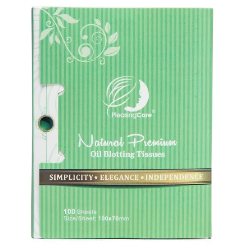 Miniatura 7 de Pañuelos naturales absorbentes de grasa facial, hojas de papel para eliminar manchas de grasa facial Bambú-Carbón vegetal