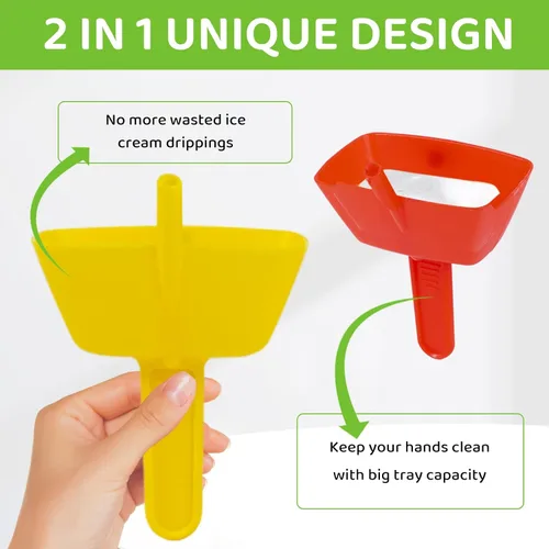 Miniatura 4 de Soporte para paletas sin goteo - Soporte para golosinas congeladas sin desorden con pajilla, soporte para helado sin goteo, soportes para paletas