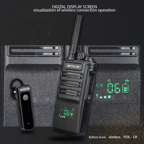 Miniatura 4 de Retevis RB89 Radios de 2 vías de largo alcance, walkie talkie inalámbrico, alta potencia, 700,000 pies cuadrados/50 pisos, GMRS, resistente, 2600