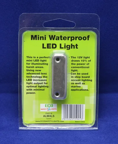 Miniatura 2 de ALW4LS UV BLACK ULTRAVIOLET UVB 395nM 12V DC LED MINI POD IMPERMEABLE IP67 ACERO INOXIDABLE ÁREA MARINA ACENTO LUZ