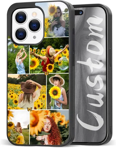 Miniatura 26 de Fundas personalizadas para teléfono con múltiples costuras de silicona, regalo para niñas, mujeres, familiares, amigos, para iPhone 11, 12, 13, 14