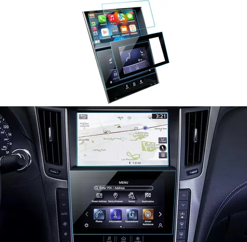 Miniatura 16 de Protector de Pantalla de Coche para 2015 2016 2017 2018 2019 Cadillac CTS Accesorios Navegación Pantalla Táctil Protector de Película de Vidrio