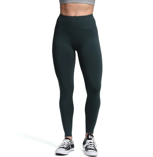 Miniatura 2 de Aoxjox Leggings sin costuras para mujer, control de abdomen, entrenamiento, gimnasio, fitness, deporte, pantalones de yoga activos