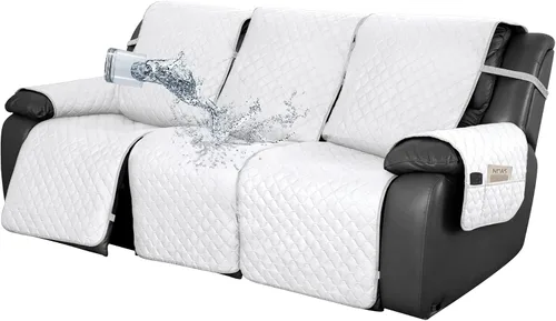 Miniatura 18 de Easy-Going Funda impermeable para sillón reclinable de gran tamaño con bolsillo, 1 funda de sofá reversible para sillón reclinable, protector