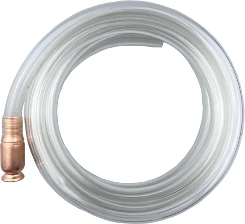 Miniatura 17 de Darnassus Bomba de manguera de sifón, bomba manual de transferencia de combustible para gasolina, aceite de gas, combustible, petróleo, diésel