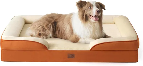 Miniatura 24 de Bedsure Cama ortopédica XL para perros extragrandes, cama lavable para perros y gatos, impermeable, cómodo sofá para perros con funda extraíble