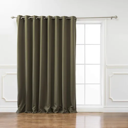 Miniatura 14 de Best Home Fashion Cortina térmica opaca con parte superior con ojales anchos Azul
