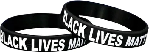 Miniatura 6 de Fundraising For A Cause Pulseras de silicona Black Lives Matter (BLM) para adolescentes y adultos