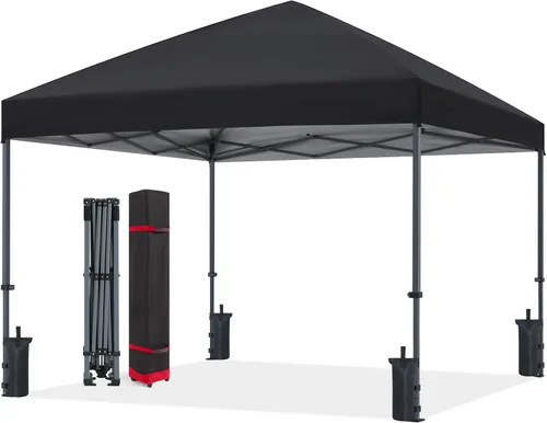 Miniatura 25 de ABCCANOPY Tienda de campaña desplegable de 10 x 10, refugio instantáneo de fácil instalación con bolsa con ruedas, toldo resistente al aire libre