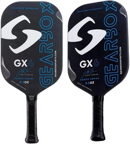 Miniatura 2 de Gearbox Paleta de pickleball de fibra de carbono GX6 Azul (poder)