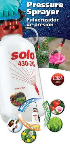 Miniatura 3 de Solo 430-2G - Rociador de granja y jardín de 2 galones con puntas de boquilla para múltiples necesidades de pulverización y 4900528 rociador