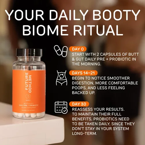 Miniatura 7 de FUTURE METHOD Prebióticos sinbióticos para hombres y mujeres - Suplemento probiótico y prebiótico para la digestión, inmunidad y regularidad