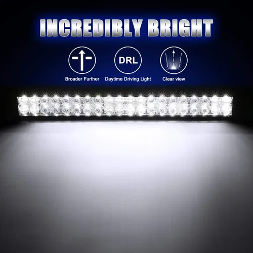 Miniatura 2 de Kit de barra de luz LED AUTOFEEL de 52 pulgadas + 22 pulgadas + 4 piezas de 4 pulgadas 32000LM 6000K barras de luz combo de haz de foco