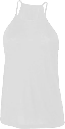 Miniatura 7 de Bella Canvas Camiseta sin mangas con cuello alto y vuelo para mujer
