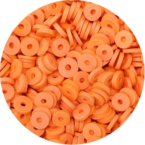Miniatura 12 de Bundooraking - 2000 piezas Cuentas de arcilla verde (6 mm) para hacer joyas, cuentas Heishi para pulseras, collares y aretes, accesorios