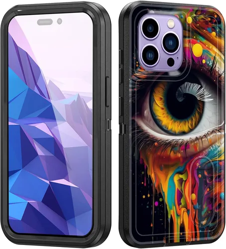 Miniatura 70 de Funda para iPhone Air con soporte integrado, a prueba de golpes, polvo y caídas, 3 capas, grado militar, funda protectora para iPhone Air de 6.5