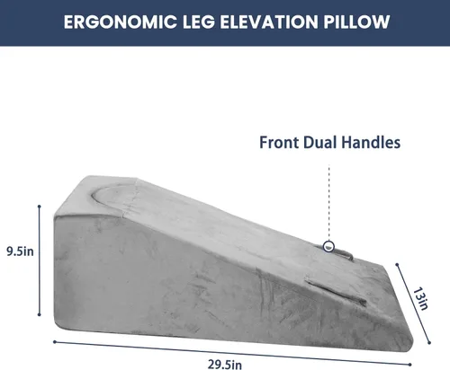 Miniatura 2 de Almohadas de elevación de piernas para recuperación después de la cirugía, almohada de rodilla poscirugía para posicionamiento de piernas, almohada
