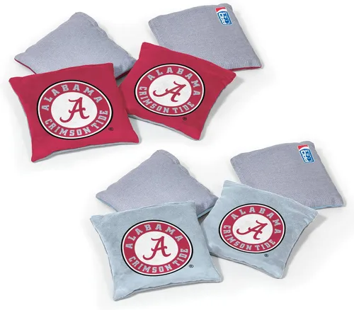 Miniatura 23 de Wild Sports - Puf de doble cara NCAA College de 8 unidades, bolsas de lanzamiento prémium para juego de cornhole, ideal para portones traseros