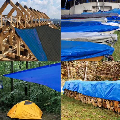 Miniatura 5 de Lona impermeable, azul, tamaño estándar