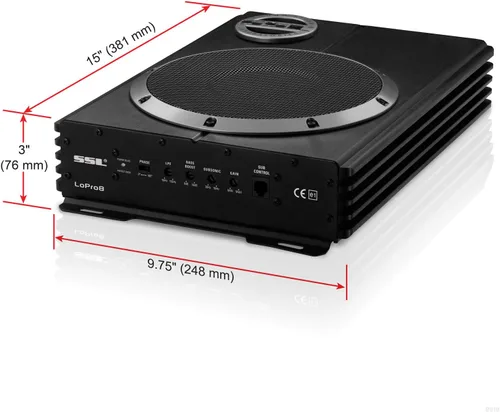 Miniatura 3 de SSL LOPRO8 - sistema de subwoofer amplificado de 8 pulgadas., 8", Negro