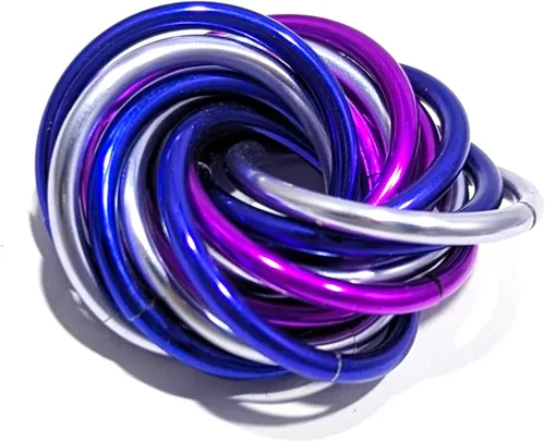 Miniatura 54 de Möbii Fidget Ball (MultiColor): Herramienta de alivio del estrés, ansiedad y estimulación para ADHD, silenciosa, ideal para el hogar, viajes, Rosa