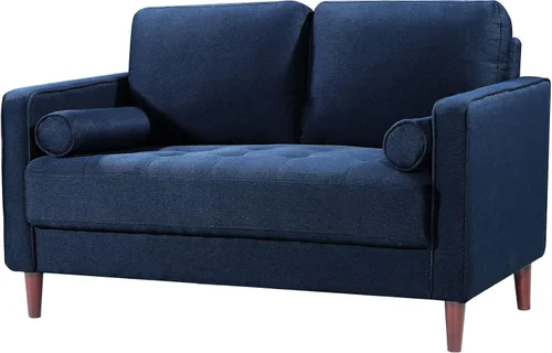 Miniatura 20 de Studio Living® Lexington Sofá Chaise de 83.1 pulgadas, moderno de mediados de siglo, comodidad de resortes ensacados, chaise reversible, fácil Gris